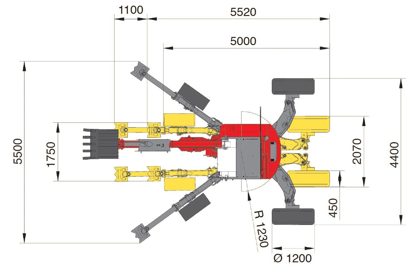 MINIESCAVATORE RAGNO EUROMACH R85 - immagine 6