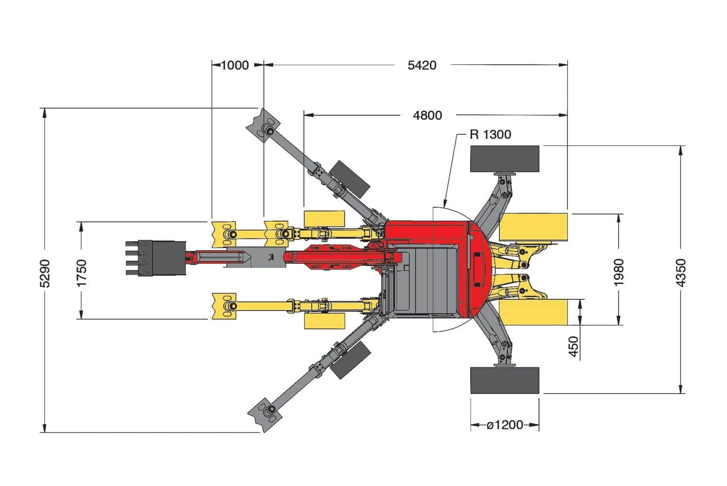 MINIESCAVATORE RAGNO EUROMACH R653 - immagine 8