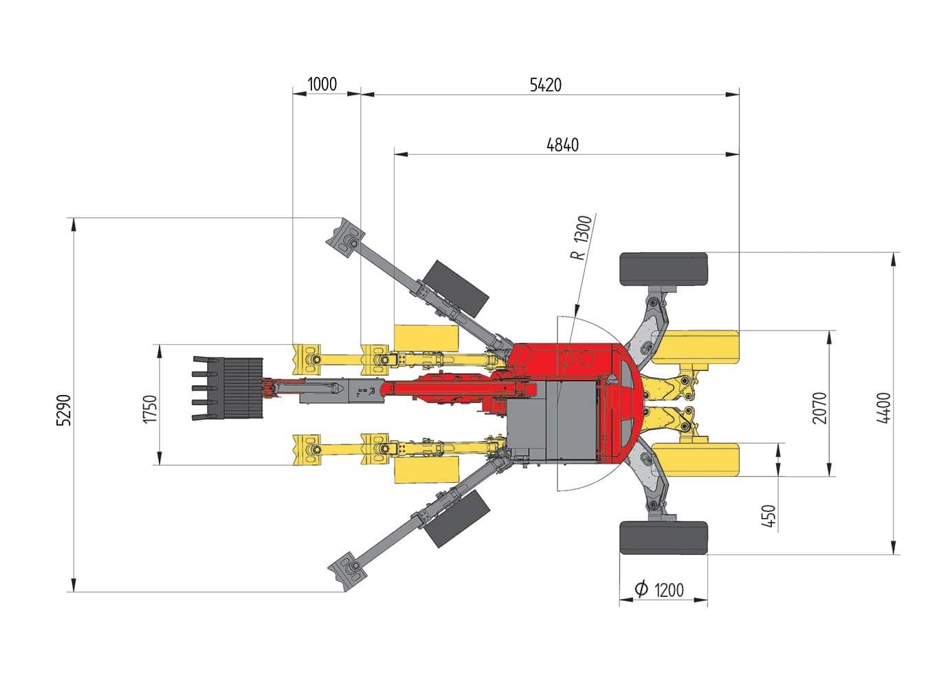 MINIESCAVATORE RAGNO EUROMACH R653 - immagine 9