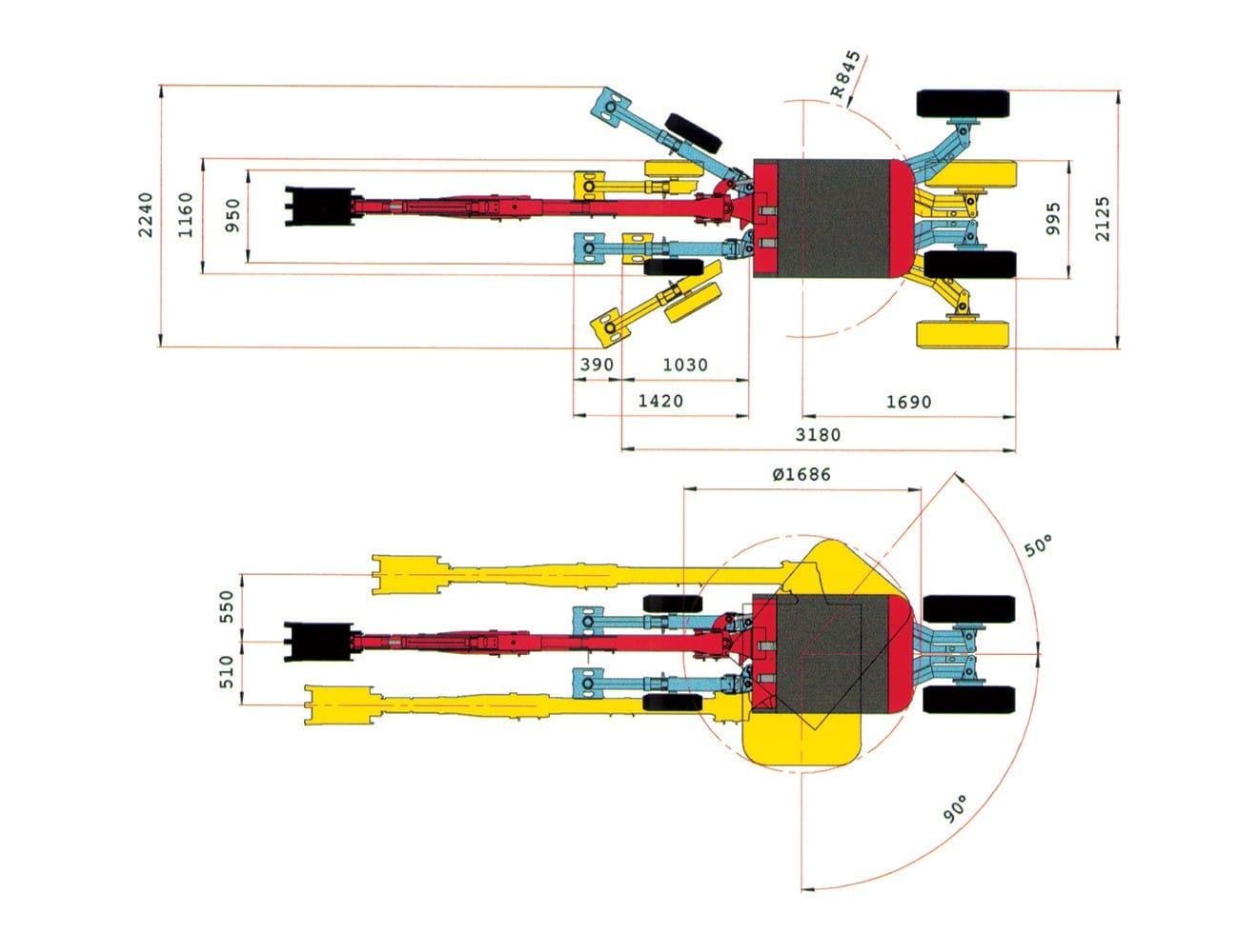 MINIESCAVATORE RAGNO EUROMACH 1500 M - immagine 10