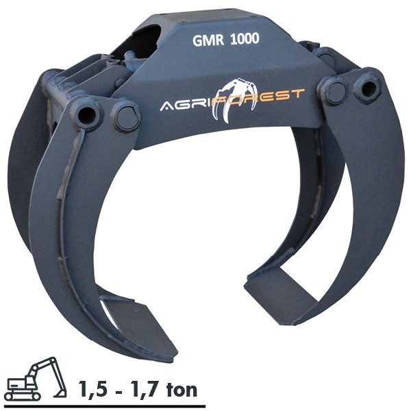 PINZA FORESTALE CON FORCHE CHIUSE AGRIFOREST GMR 1000